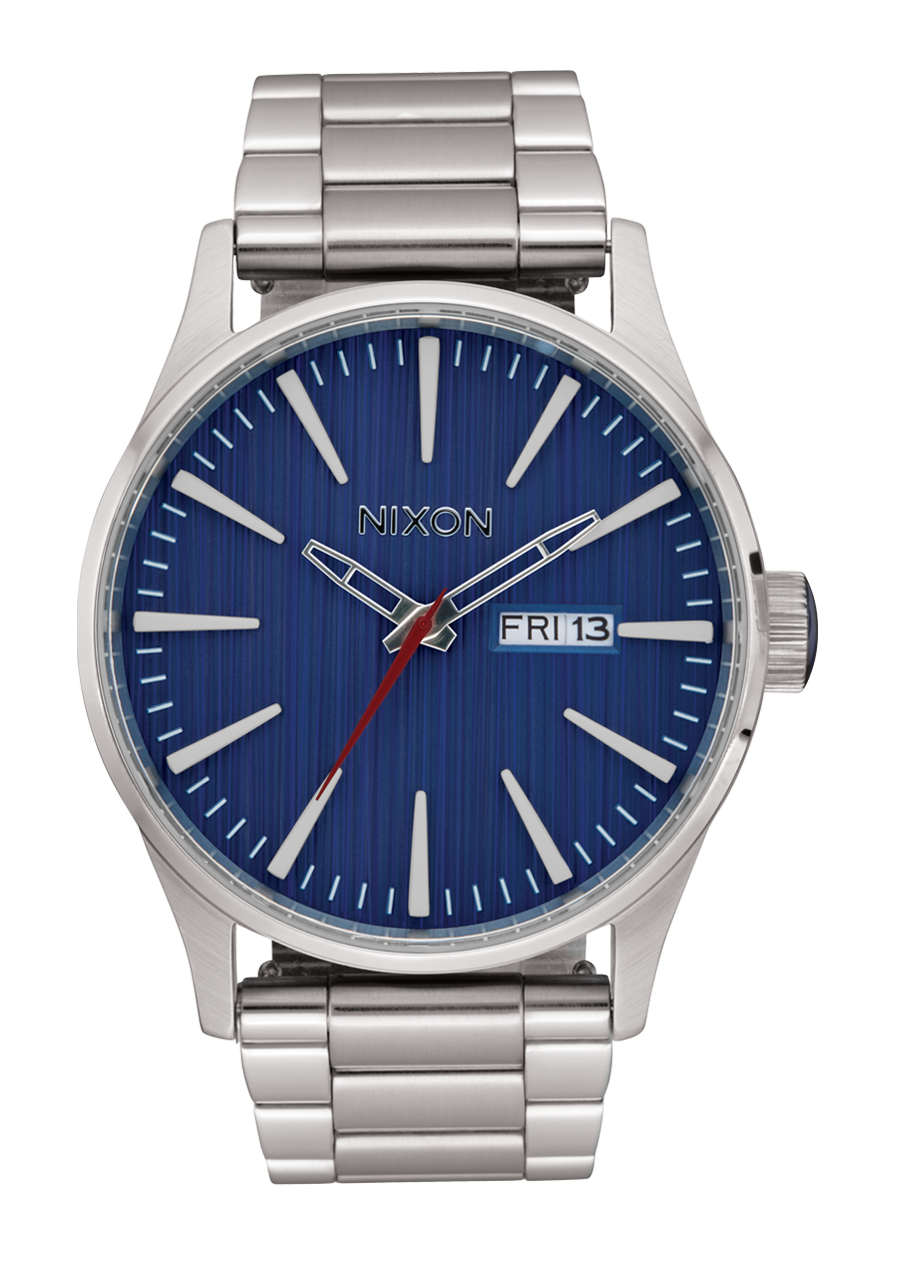 Sentry Stainless Steel Watch Blue Sunray Men s Stainless Steel Nixon CA