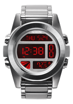 Unit Stainless Steel - Silver / Red