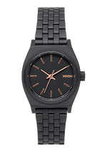 Small Time Teller - All Black / Rose Gold