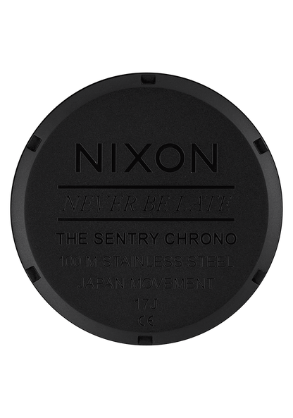 Sentry Chrono Leather - Noir mat / doré / noir View 4