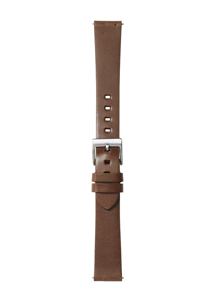 Tan leather watch discount band