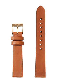 16mm Veg Tanned Leather Band - Marron clair