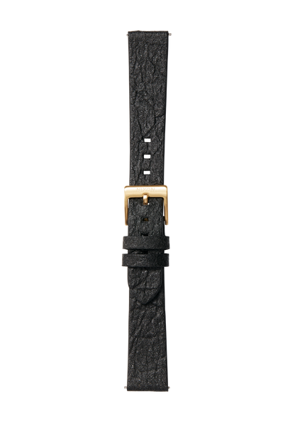 16mm Pineapple Leather Band - Noir View 2