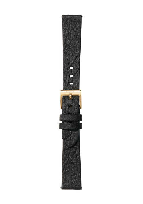 16mm Pineapple Leather Band - Noir