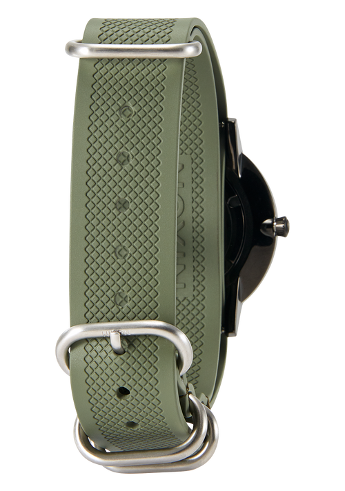 20mm FKM Rubber One Piece Band - Vert olive