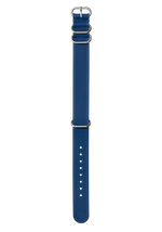 20mm FKM Rubber One Piece Band - Navy / Blue