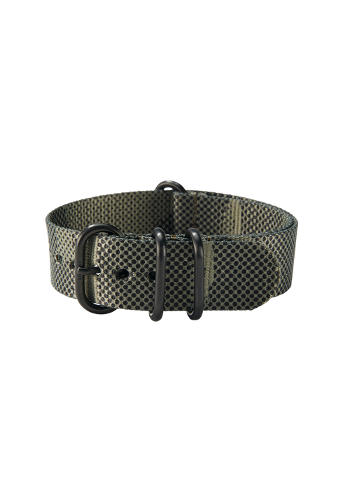 20mm Recycled One Piece Band - Vert olive camouflage