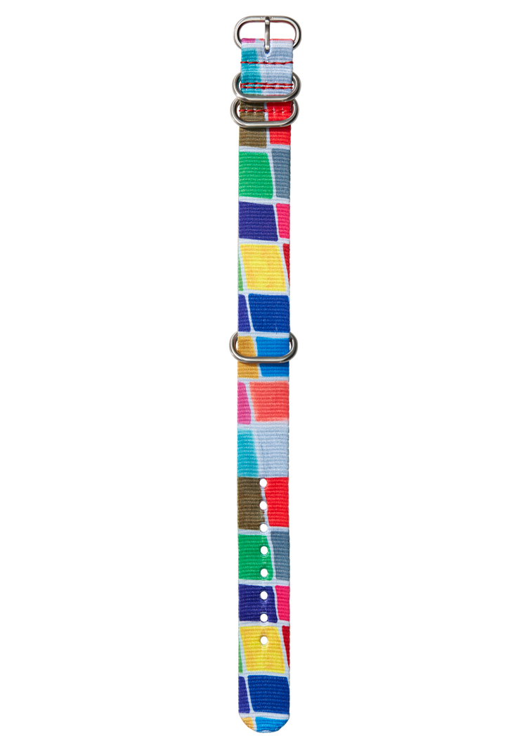 20mm Recycled One Piece Band - Bleu carrelage de piscine