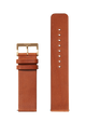 23mm Veg Tanned Leather Band - Saddle