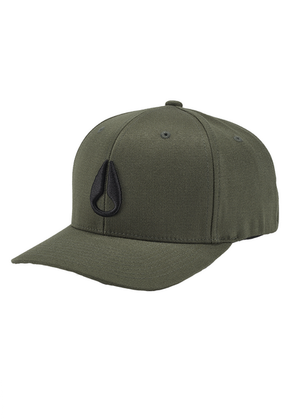 Deep Down Flexfit Athletic Fit Hat - Vert olive View 1