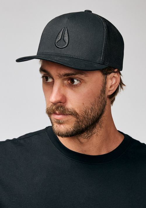 Iconed Trucker Hat - Noir / noir