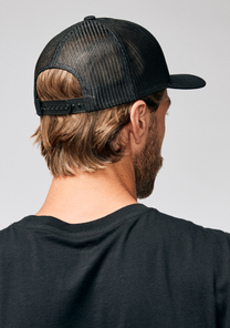 Iconed Trucker Hat - Black / Black View 7