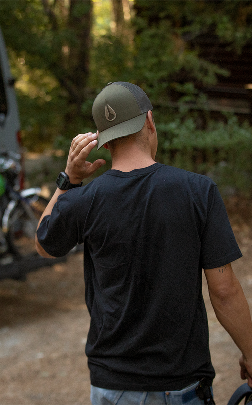 Iconed Trucker Hat - Vert olive