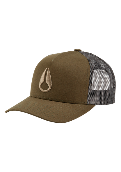 Iconed Trucker Hat - Vert olive View 1