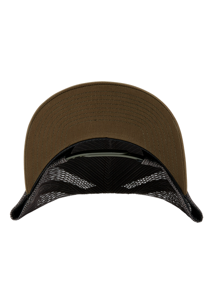 Iconed Trucker Hat - Vert olive View 4