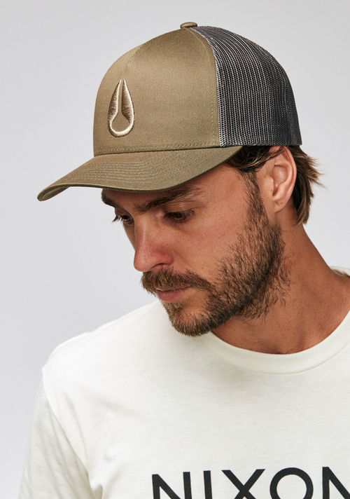 Iconed Trucker Hat - Vert olive