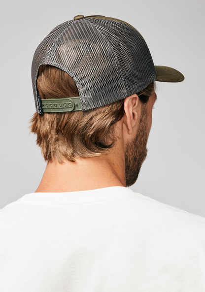 Iconed Trucker Hat - Vert olive View 7