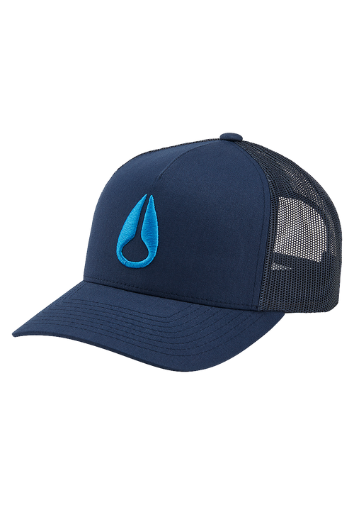 Iconed Trucker Hat - Bleu marine / bleu