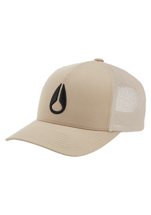 Iconed Trucker Hat - All Khaki / Black