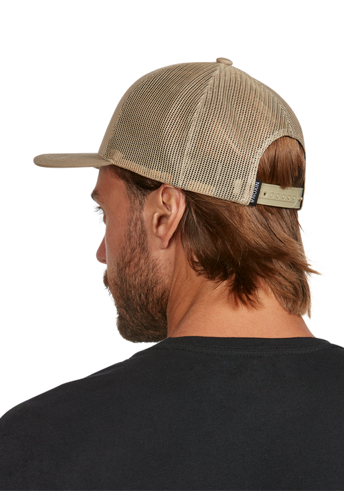 Iconed Trucker Hat - All Khaki / Black