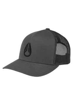 Iconed Trucker Hat - Anthracite / noir