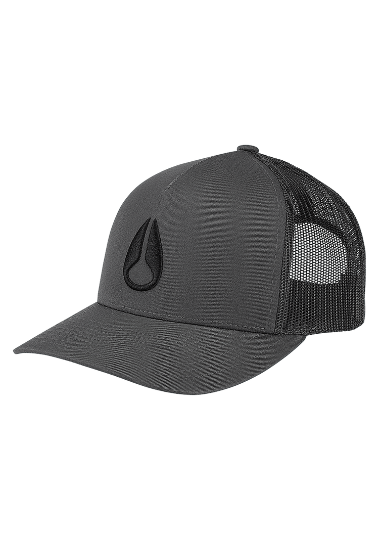 Iconed Trucker Hat - Anthracite / noir
