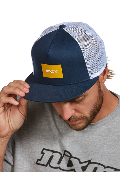 Team Trucker Hat - Bleu nuit / jaune foncé View 6