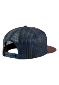 Team Trucker Hat - Bleu marine / marron View 2