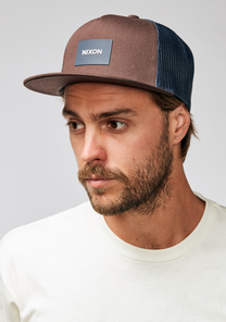 Team Trucker Hat - Bleu marine / marron View 6