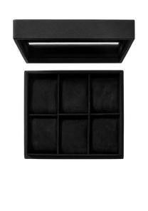 Watch Case - 6 pc - Black / Black View 3