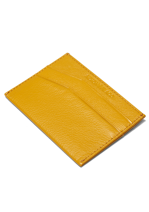 Porte-Cartes Cuir Flaco - Jaune