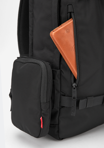 Smith Backpack - All Black Nylon View 5