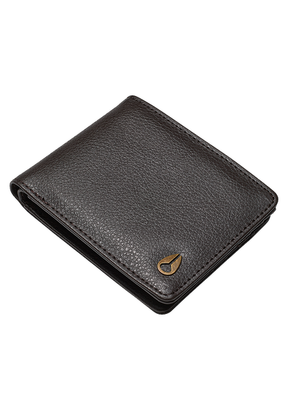 Pass Vegan Leather Wallet - Brown View 1