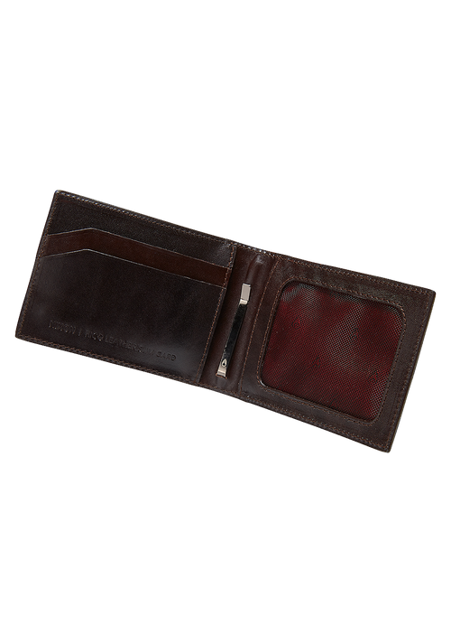 Portefeuille et porte-cartes slim Rico - Marron