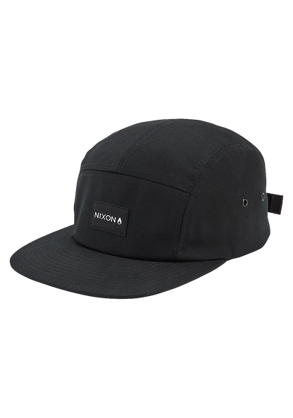 Mikey 5 Panel Hat - Black View 1