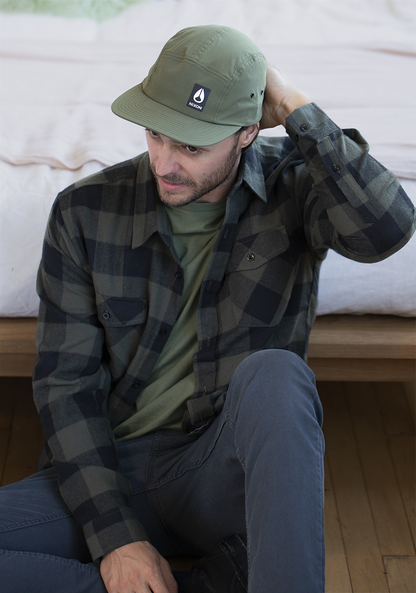 Casquette strapback Mikey - Vert olive View 3