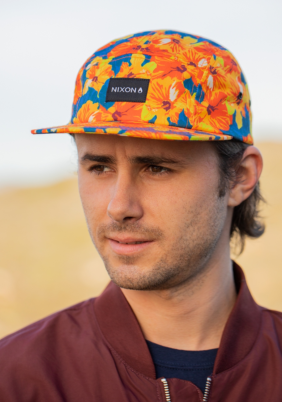 Casquette Mikey 5 panneaux - Orange / Multicolore