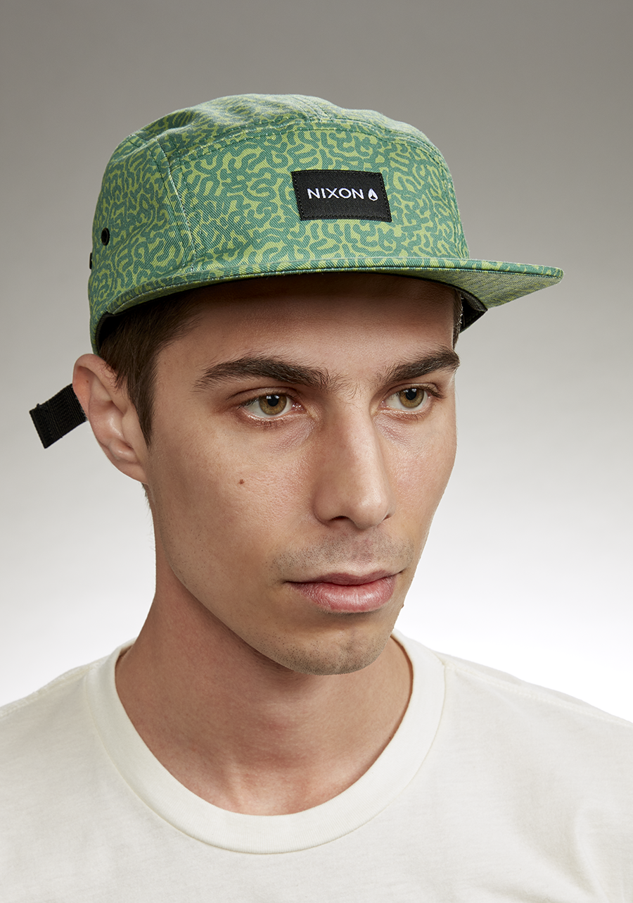 Mikey 5 Panel Hat - Squigg / Vert View 5
