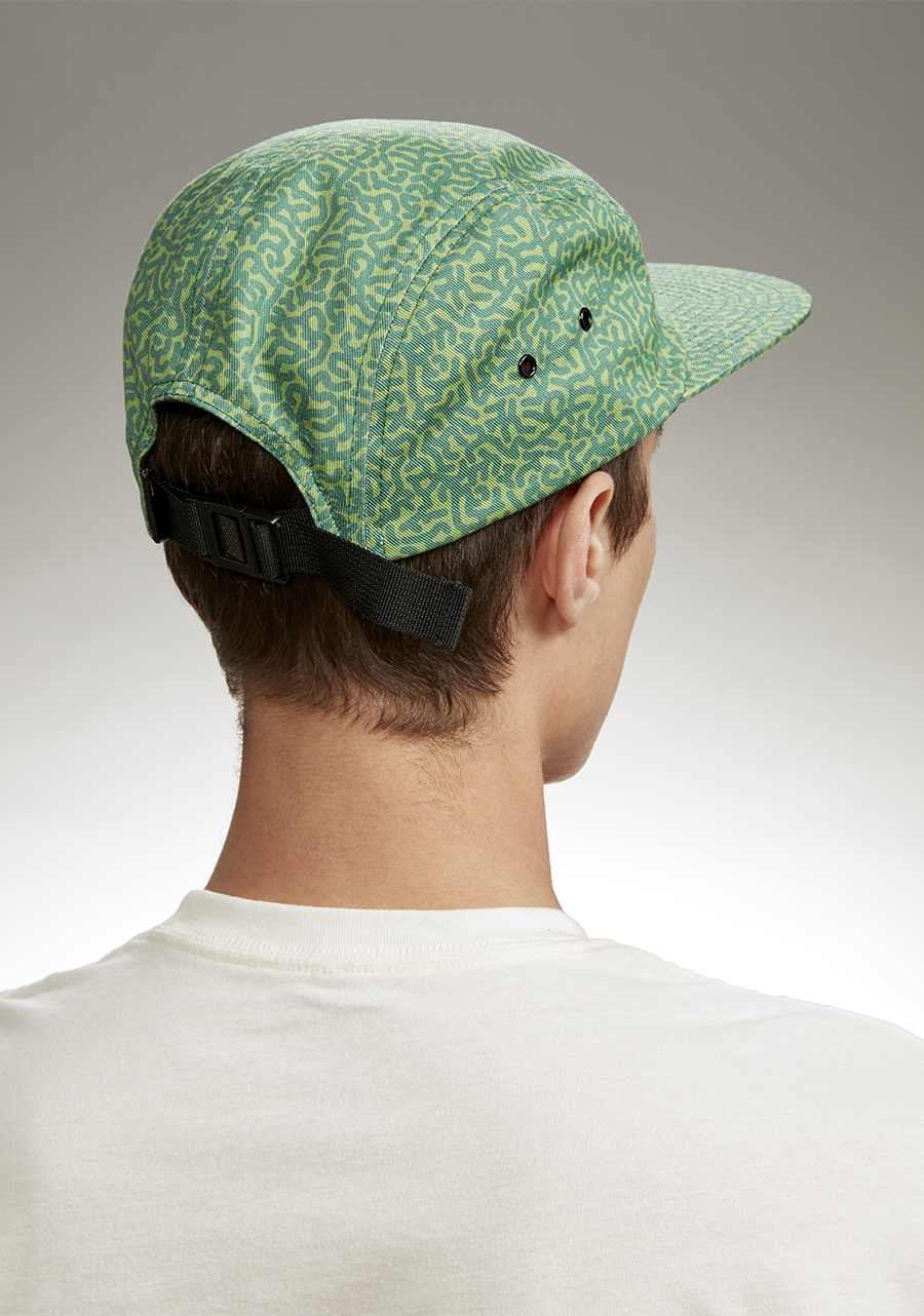 Mikey 5 Panel Hat - Squigg / Vert View 6