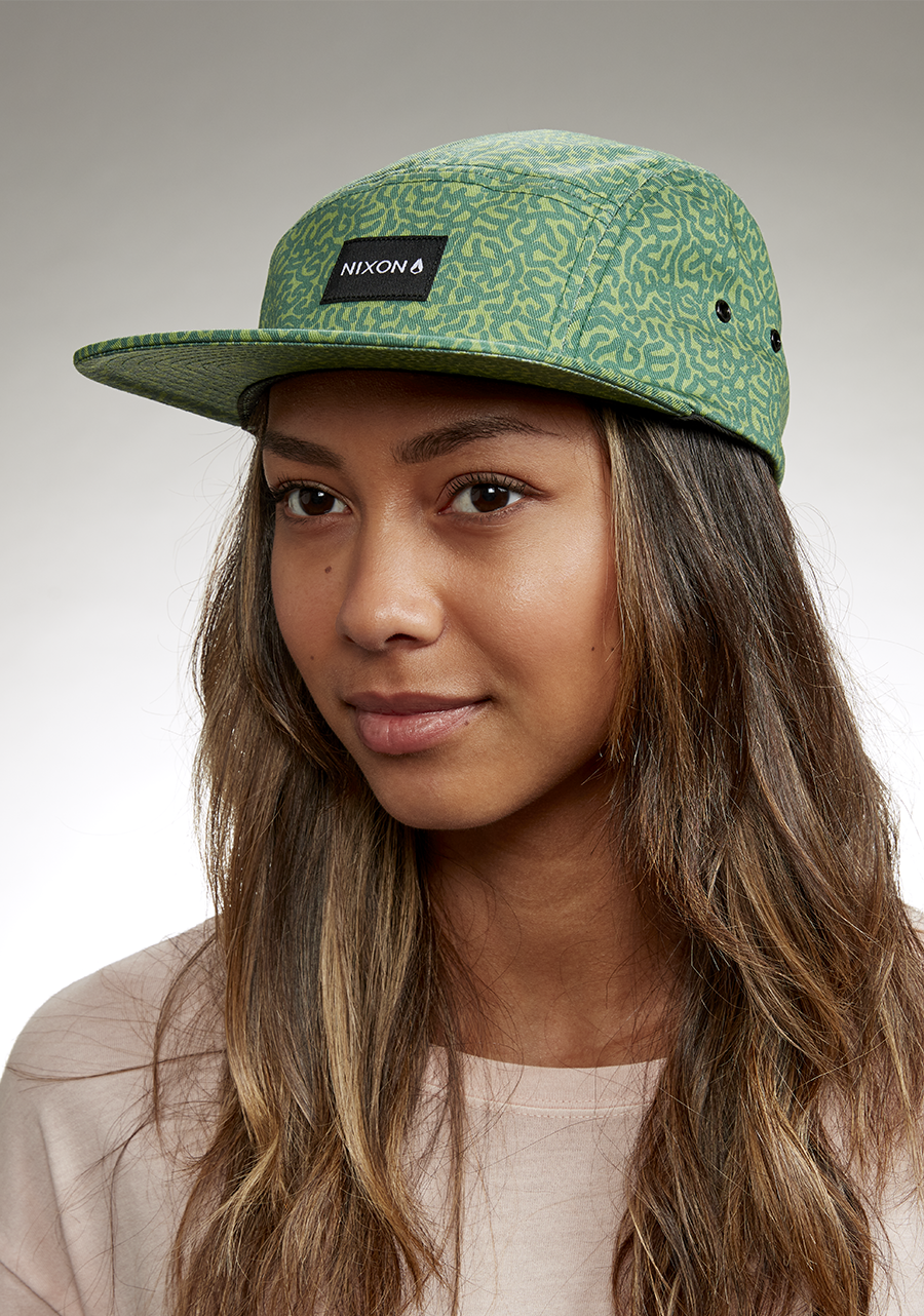 Mikey 5 Panel Hat - Squigg / Vert View 7