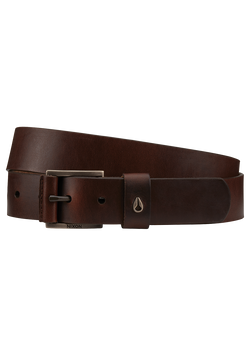 Ceinture Cuir Americana - Marron foncé