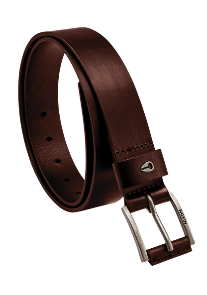 Ceinture Cuir Americana - Marron foncé View 2