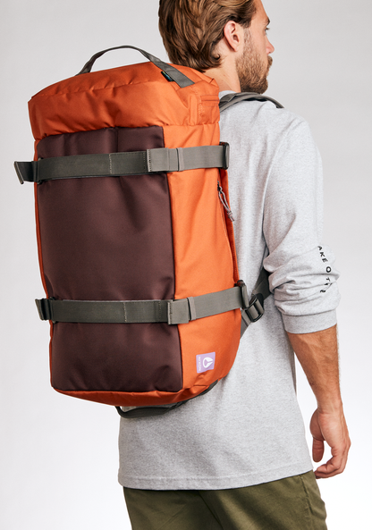 Escape 45L Duffel - Vintage Orange Multi View 12