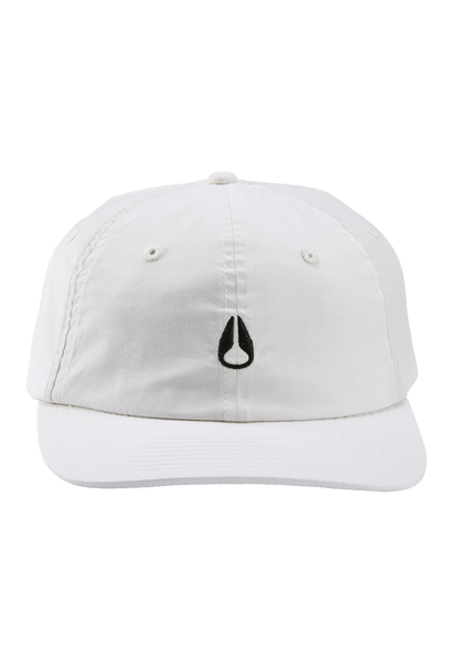 Agent Strapback Hat - White / Black View 3