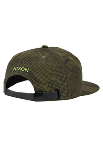 Club Level Strapback Hat - Olive Dot Camo View 2