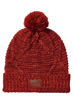Bonnet Pompon Julian - Bourgogne / Flamme