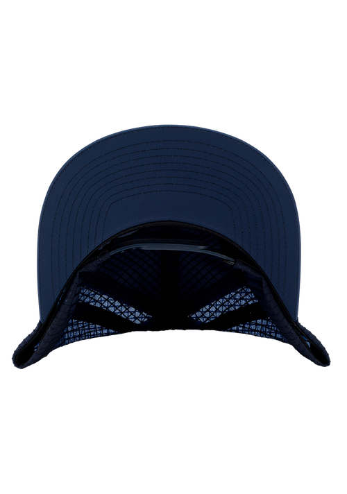 Casquette Snapback Frothy - Bleu nuit / jaune foncé