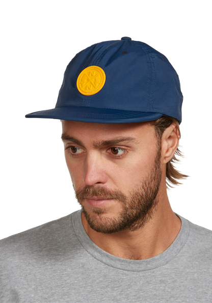 Casquette Strapback Flight - Bleu nuit / jaune foncé View 6