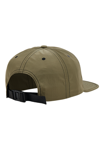 Flight Strapback Hat - Olive / White View 2