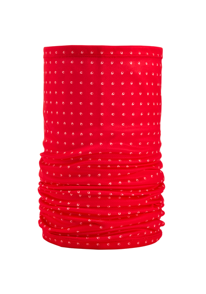 Silo Neck Gaiter - Red / White View 1